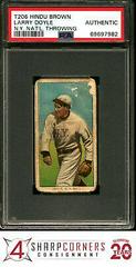 Larry Doyle [Throwing] Baseball Cards 1909 T206 Hindu Brown Prices