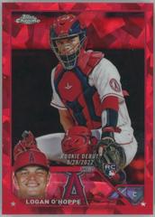 Logan O'Hoppe [Red] #USCS93 Baseball Cards 2023 Topps Chrome Update Sapphire Prices