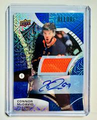 Connor McDavid [Blue Line Autograph Jersey] Hockey Cards 2021 Upper Deck Allure Prices
