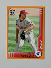 Aaron Nola [Orange] #68 Baseball Cards 2021 Topps Big League Prices