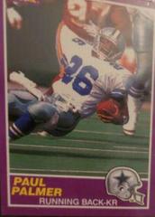 Paul Palmer #361S Football Cards 1989 Panini Score Supplemental Prices