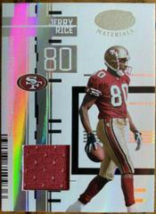 Jerry Rice #139 Football Cards 2005 Leaf Certified Materials Prices