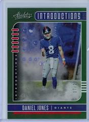 Daniel Jones [Spectrum Green] #3 Football Cards 2019 Panini Absolute Introductions Prices