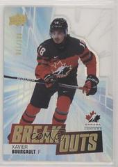 Xavier Bourgault #TCB-6 Hockey Cards 2022 Upper Deck Team Canada Juniors Breakouts Prices
