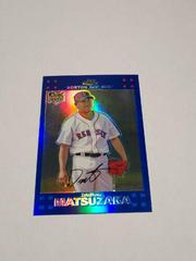 Daisuke Matsuzaka [Blue Refractor] #330 Baseball Cards 2007 Topps Chrome Prices