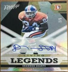 Shannon Sharpe [Autograph] #LL-27 Football Cards 2022 Panini Prestige Living Legends Prices