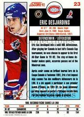 Eric Desjardins Hockey Cards 1992 Score Canadian Prices