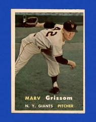 Marv Grissom #216 Baseball Cards 1957 Topps Prices
