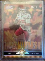 Patrick Mahomes II [First Down] #2 Football Cards 2023 Panini Score Men of Autumn Prices
