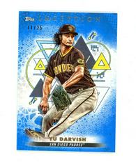 Yu Darvish [Blue] #95 Baseball Cards 2022 Topps Inception Prices