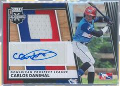 Carlos Danimal #DMS-CD Baseball Cards 2022 Panini Elite Extra Edition DPL Material Signatures Prices