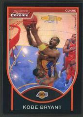 Kobe Bryant [Black Refractor] Basketball Cards 2007 Bowman Chrome Prices