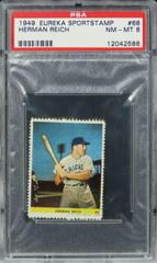 Herman Reich #68 Baseball Cards 1949 Eureka Sportstamps Prices