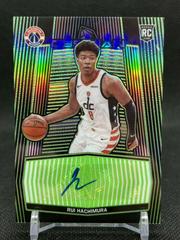 Rui Hachimura [Electric Etch Green] Basketball Cards 2019 Panini Obsidian Rookie Autographs Prices