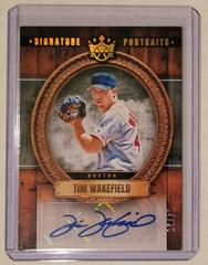 Tim Wakefield [Gold] Baseball Cards 2022 Panini Diamond Kings Signature Portraits Prices