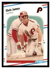 Chris James #307 Baseball Cards 1988 Fleer Prices