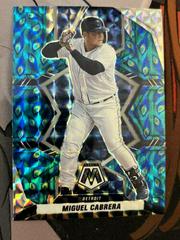 Miguel Cabrera [Choice Peacock] #183 Baseball Cards 2022 Panini Mosaic Prices
