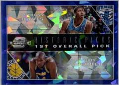 Anthony Davis, Chris Webber [Blue Cracked Ice] #16 Basketball Cards 2019 Panini Contenders Optic Historic Picks Prices