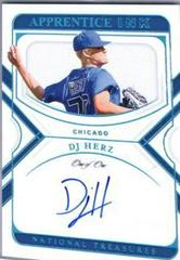 DJ Herz Baseball Cards 2022 Panini National Treasures Apprentice Ink Autographs Prices