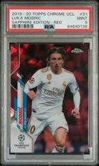 Luka Modric [Red] Soccer Cards 2019 Topps Chrome UEFA Champions League Sapphire Prices