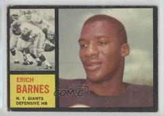 Erich Barnes #111 Football Cards 1962 Topps Prices