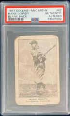 Hank Gowdy [Blank Back] Baseball Cards 1917 Collins McCarthy Prices