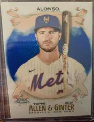 Pete Alonso [Blue Refractor] Baseball Cards 2021 Topps Allen & Ginter Chrome Prices