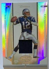 Tom Brady [Materials Mirror White] #71 Football Cards 2004 Leaf Certified Materials Prices