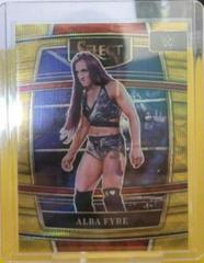 Alba Fyre [Gold Wave] Wrestling Cards 2022 Panini Select WWE Prices