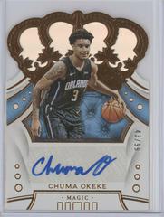 Chuma Okeke Basketball Cards 2019 Panini Crown Royale Rookie Autographs Prices