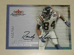 Randy Moss [Silver] Football Cards 2000 Fleer Autographics Prices