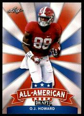 O.J. Howard Football Cards 2017 Leaf Draft All American Prices
