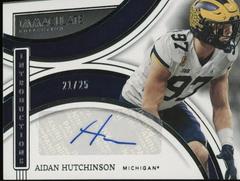 Aidan Hutchinson #II-AHU Football Cards 2022 Panini Immaculate Collegiate Introductions Autographs Prices