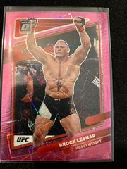 Brock Lesnar [Pink Velocity] Ufc Cards 2022 Panini Donruss Optic UFC Prices