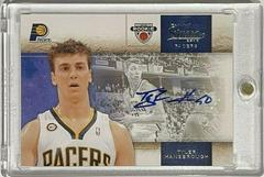 Tyler Hansbrough [Autograph] Basketball Cards 2009 Panini Studio Prices