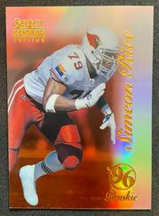Simeon Rice [Mirror Red] #103 Football Cards 1996 Select Certified Prices