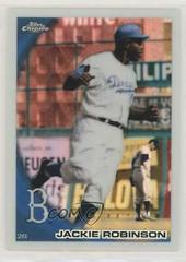 Jackie Robinson [Refractor] Baseball Cards 2010 Topps Chrome Wrapper Redemption Prices