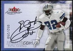 Emmitt Smith [Silver] Football Cards 2000 Fleer Autographics Prices