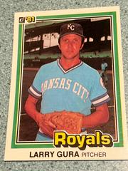 Larry Gura #461 Baseball Cards 1981 Donruss Prices