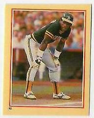 Rickey Henderson Baseball Cards 1984 Fleer Stickers Prices