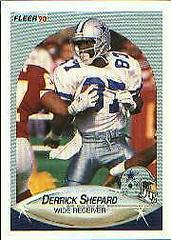 Derrick Shepard #395 Football Cards 1990 Fleer Prices