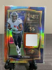 J.K. Dobbins [Tie-Dye Prizm] Football Cards 2020 Panini Select Rookie Swatches Prices