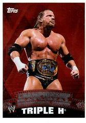 Triple H Wrestling Cards 2010 Topps WWE Championship Material Prices