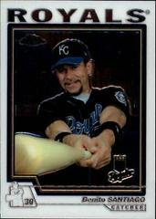 Benito Santiago #304 Baseball Cards 2004 Topps Chrome Prices