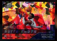 Donovan Mitchell [Red Ice] Basketball Cards 2021 Panini Contenders Optic Suite Shots Prices