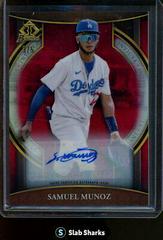 Samuel Munoz [Autograph Red] Baseball Cards 2023 Bowman Invicta Prices