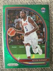 Kevin Durant [Green] #3 Basketball Cards 2020 Panini Prizm USA Basketball Prices