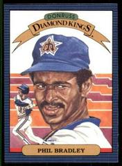 Phil Bradley [Diamond Kings] Baseball Cards 1986 Donruss Prices