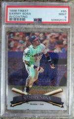 Sammy Sosa [w/ Coating] Baseball Cards 1998 Finest Prices