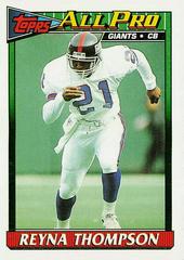 Reyna Thompson #24 Football Cards 1991 Topps Prices